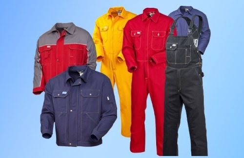 Specifications of electricians' clothes and simbanan's clothes